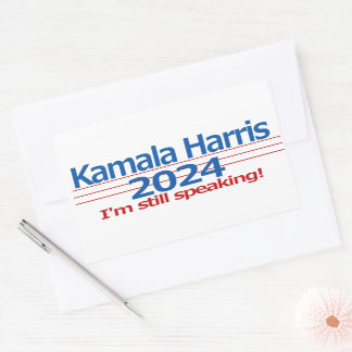 Kamala Harris 2024 I'm Still Speaking! Rectangular Sticker