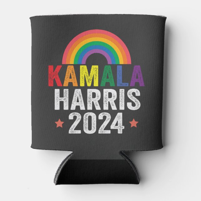 Kamala Harris 2024 Lgbtq Election President  Can Cooler (Front)