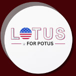 Kamala Harris 2024 Lotus for Potus Car Magnet<br><div class="desc">Kamala Harris 2024 Lotus for Potus</div>
