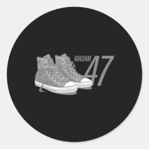 Kamala Harris 2024 Madam President Clic Vintage Sh Classic Round Sticker