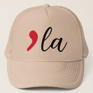 Kamala Harris 2024 Madam President Comma La Trucker Hat