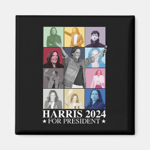 Kamala Harris 2024 Madam President Election Democr Magnet