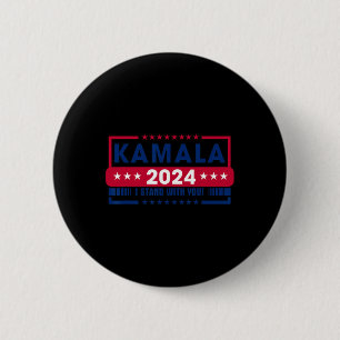 Kamala Harris 2024 Madam President Kamala 47 Usa E 6 Cm Round Badge