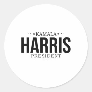 Kamala Harris 2024 Madam President Kamala 47 Usa E Classic Round Sticker