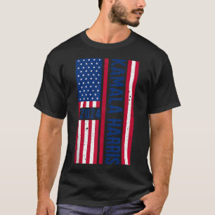 Kamala Harris 2024 Madam President Kamala 47 Usa E T-Shirt