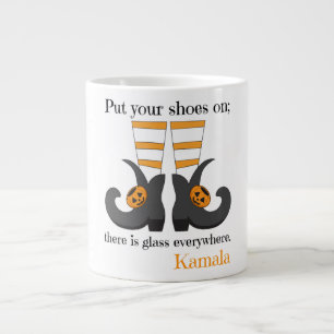 Kamala Harris 2024 my president is a black and fem Large Coffee Mug