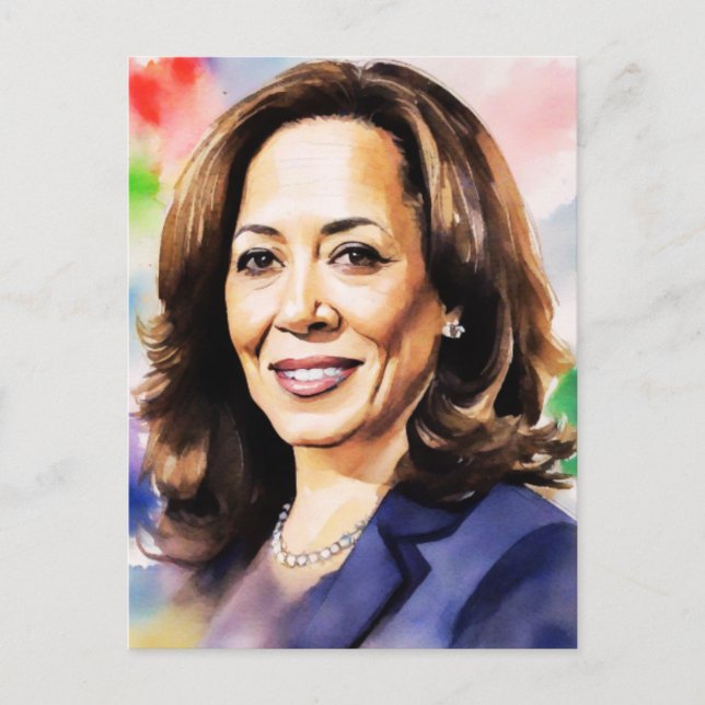 Kamala Harris 2024 my president is a black and fem Postcard (Front)