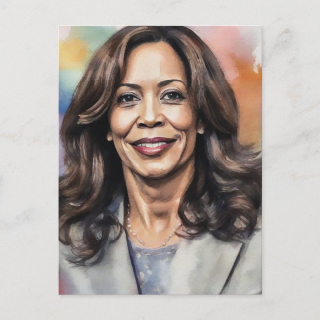 Kamala Harris 2024 my president is a black and fem Postcard (Front)