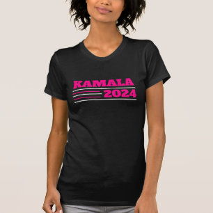 Kamala Harris 2024 Pink and White T-Shirt
