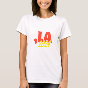 kamala harris 2024 president comma la funn t-shirt