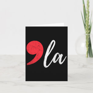 Kamala Harris 2024 President Comma La Funny Card
