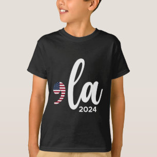 Kamala Harris 2024 President Comma La Funny T-Shirt