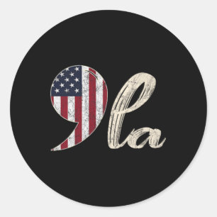 Kamala Harris 2024 President Election  Classic Round Sticker