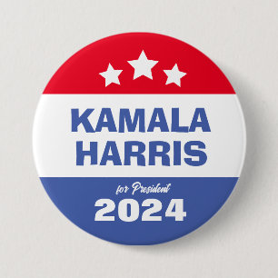 Kamala Harris 2024 President For The People Vote 7.5 Cm Round Badge
