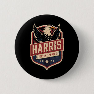 Kamala Harris 2024 Presidential Campaign 6 Cm Round Badge