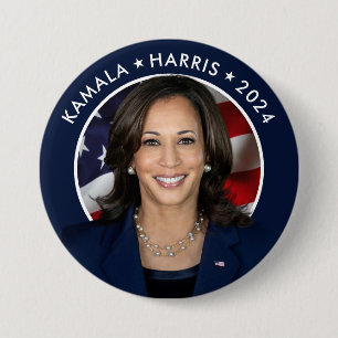 Kamala Harris 2024 Presidential Campaign 7.5 Cm Round Badge