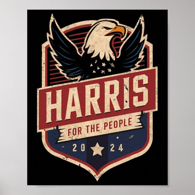 Kamala Harris 2024 Presidential Campaign  Poster (Front)