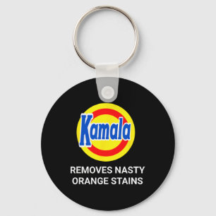 Kamala Harris 2024 Removes Nasty Orange Stains Fun Key Ring