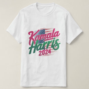 Kamala Harris 2024 T-Shirt - Bold and Vibrant 