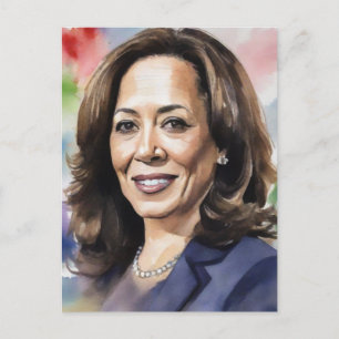 Kamala Harris 2024 VP to President Black Women Sis Postcard