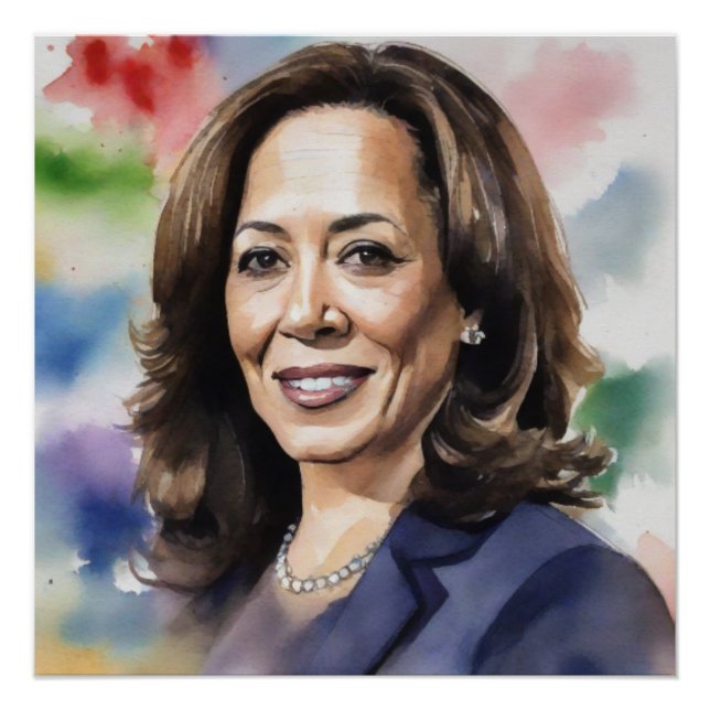Kamala Harris 2024 VP to President Black Women Sis Poster (Front)