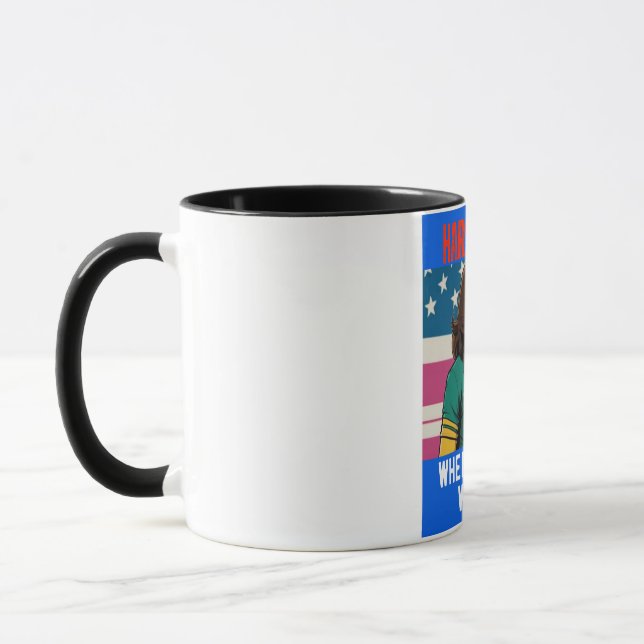 KAMALA HARRIS 2024 WHEN WE FIGHT WE WIN MUG (Left)