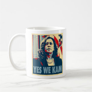 Kamala Harris 2024 Yes We Kam Madam Harris Fun Coffee Mug