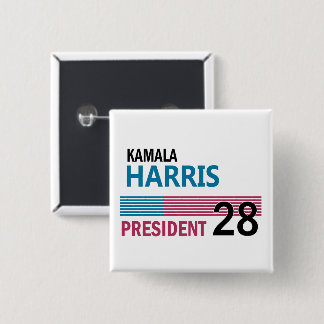 Kamala Harris 2028 15 Cm Square Badge
