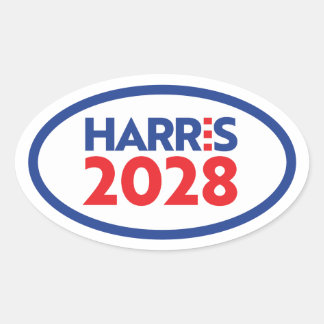 Kamala Harris 2028 Oval Sticker