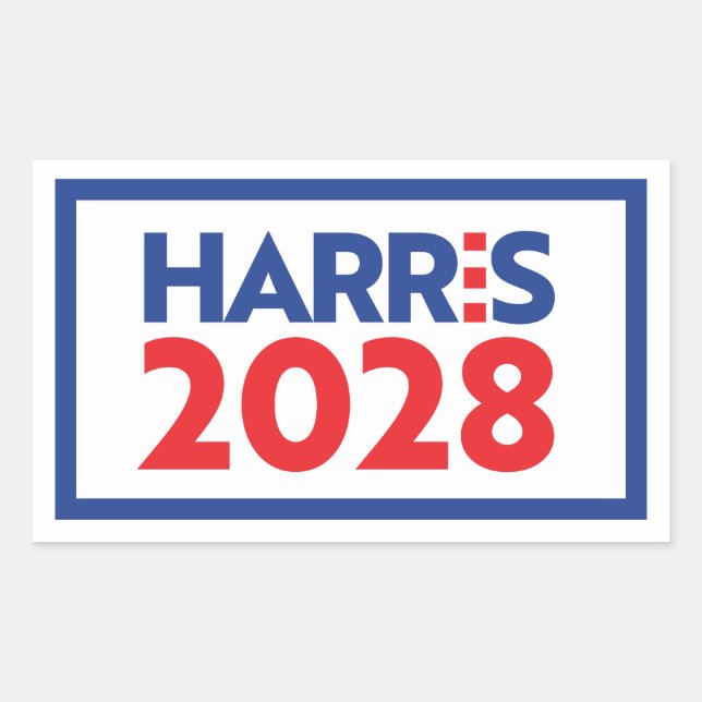 Kamala Harris 2028 Rectangular Sticker (Front)