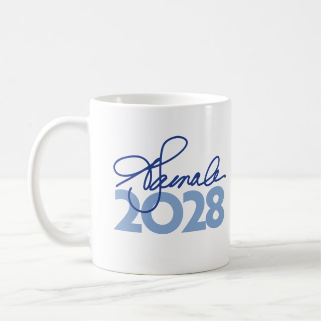 Kamala Harris 2028 Signature Coffee Mug (Left)