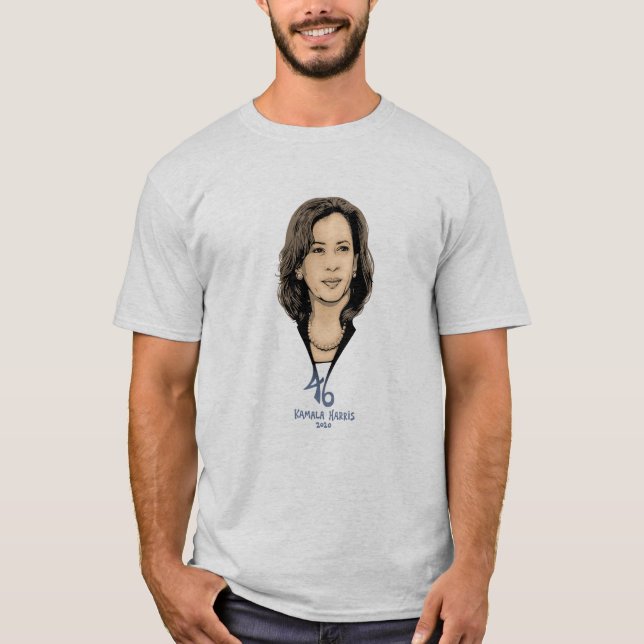 Kamala Harris 46 T-Shirt (Front)