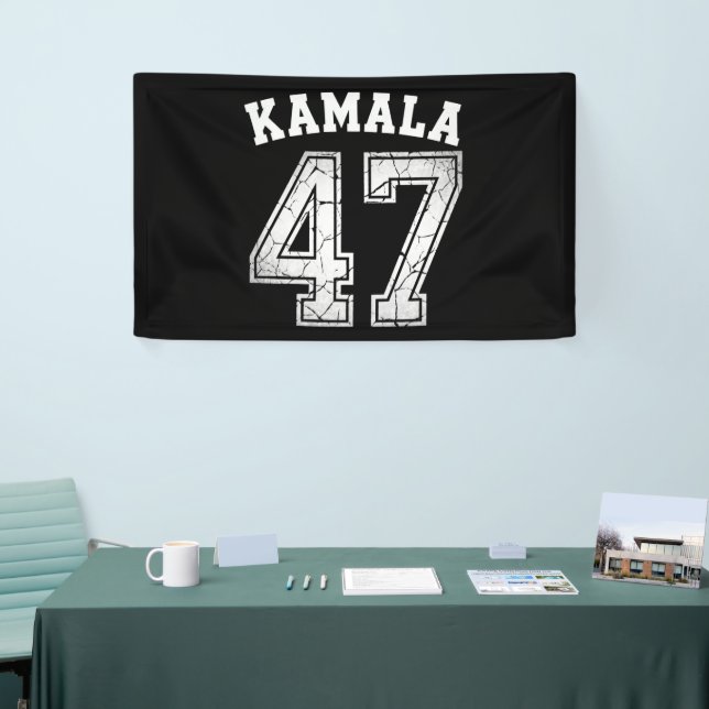 Kamala Harris 47 For President For The People  Banner (Tradeshow)