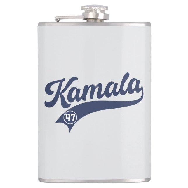 Kamala Harris 47 President  Hip Flask (Front)