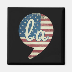 Kamala Harris 47 President La Usa Flag 2024 Americ Magnet