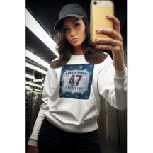 Kamala Harris 47 President. White