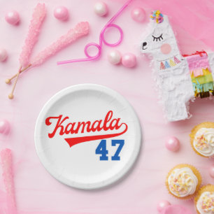 Kamala Harris 47 th - President 47 th Paper Plate