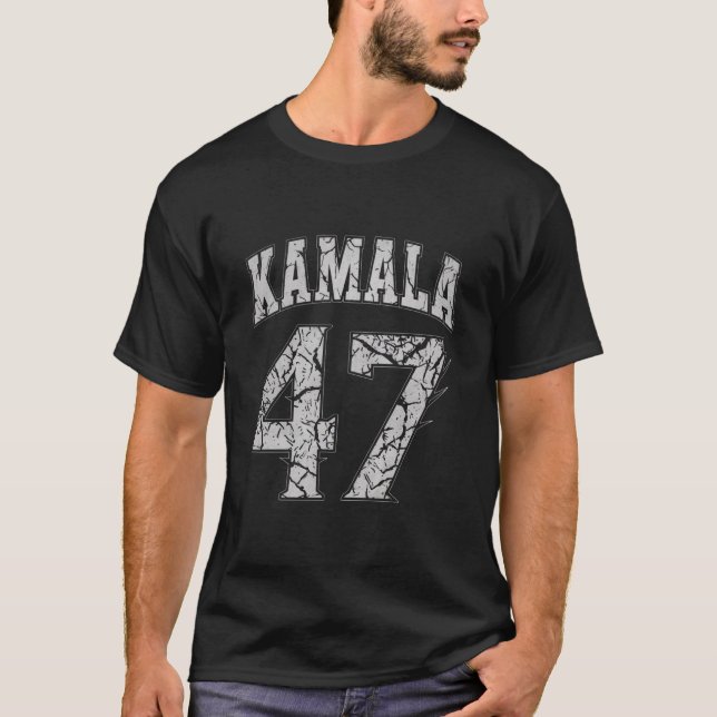 Kamala Harris 47 th President USA America 2024 T-Shirt (Front)