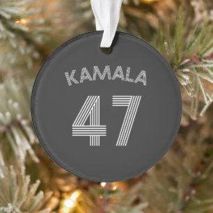 Kamala Harris 47th president Election Gift Ornament