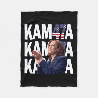 Kamala Harris 47th President Of Usa  Fleece Blanket