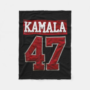Kamala Harris 47th Usa President 2024 Election Fleece Blanket