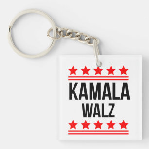 Kamala Harris And Tim Walz 2024 Key Ring