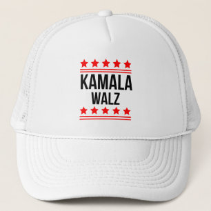 Kamala Harris And Tim Walz 2024 Trucker Hat