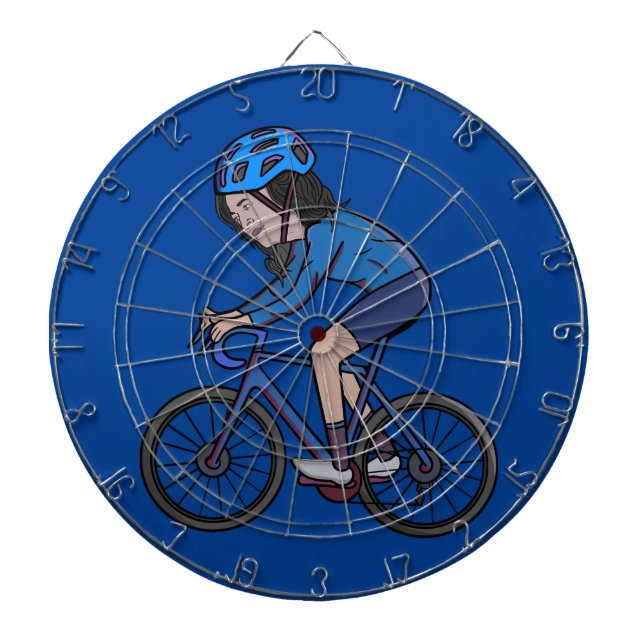 Kamala Harris Bike Dartboard (Front)