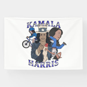 Kamala Harris Bootleg Rap Style Election Banner