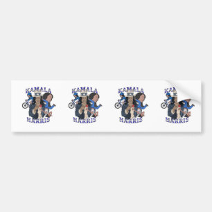 Kamala Harris Bootleg Rap Style Election Bumper Sticker