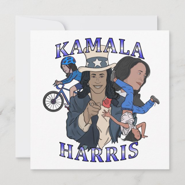 Kamala Harris Bootleg Rap Style Election Save The Date (Front)
