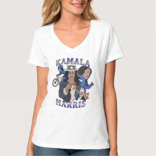 Kamala Harris Bootleg Rap Style Election T-Shirt