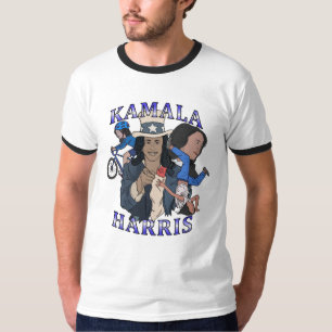 Kamala Harris Bootleg Rap Style Election T-Shirt