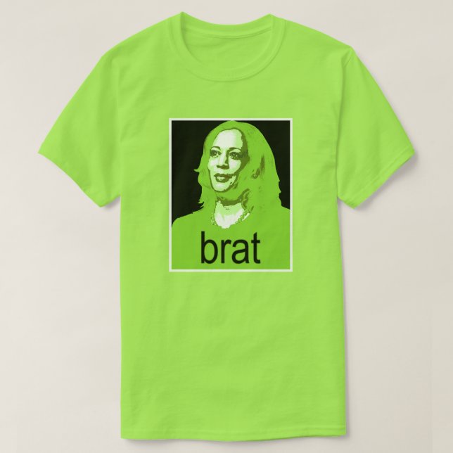 Kamala Harris Brat T-Shirt (Design Front)